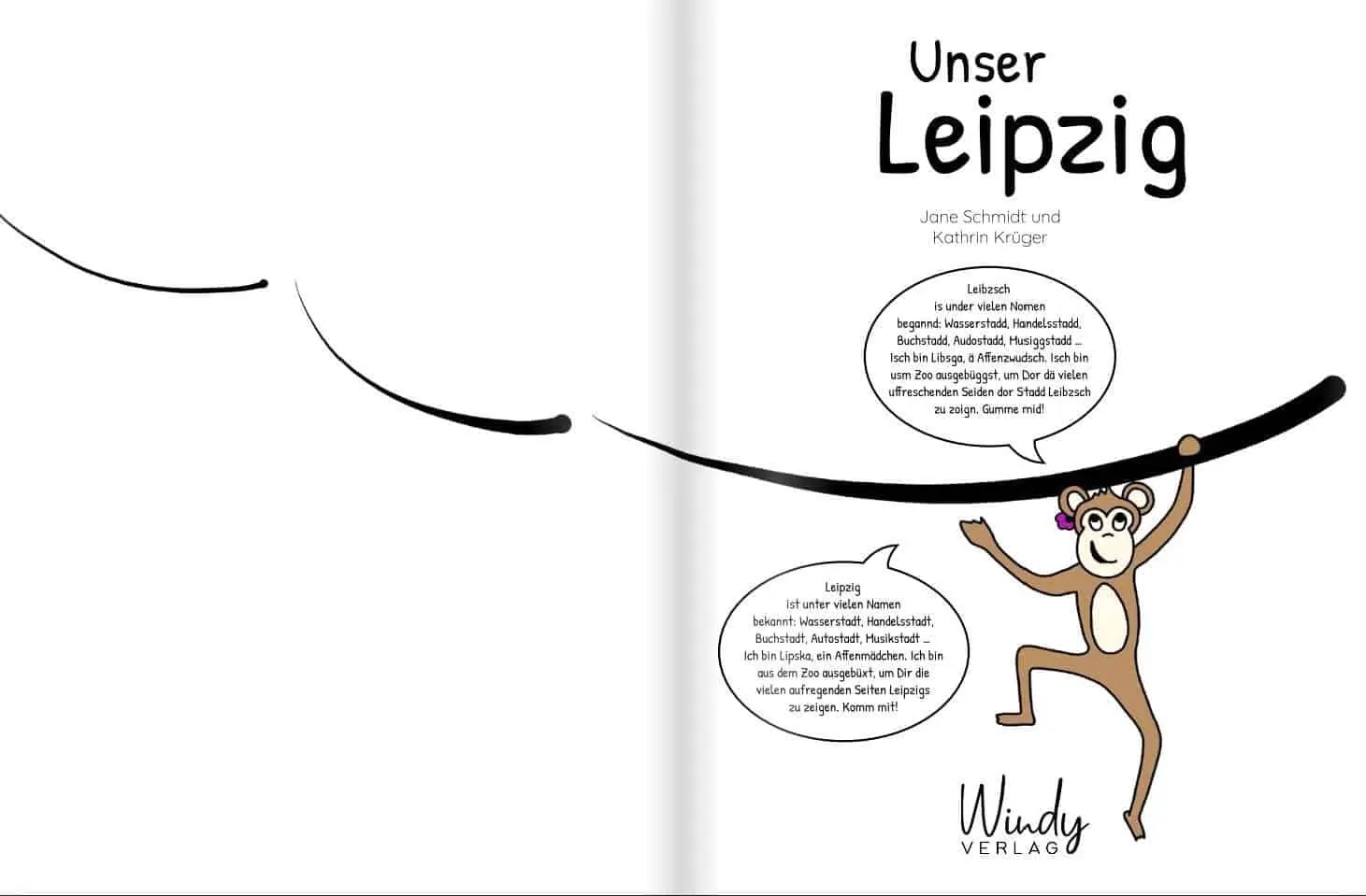 Erste Seite von "Unser Leipzig" von Jane Schmidt