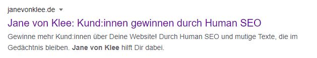 Beispiel Metadaten Beispeil für ausgefüllte Metadaten