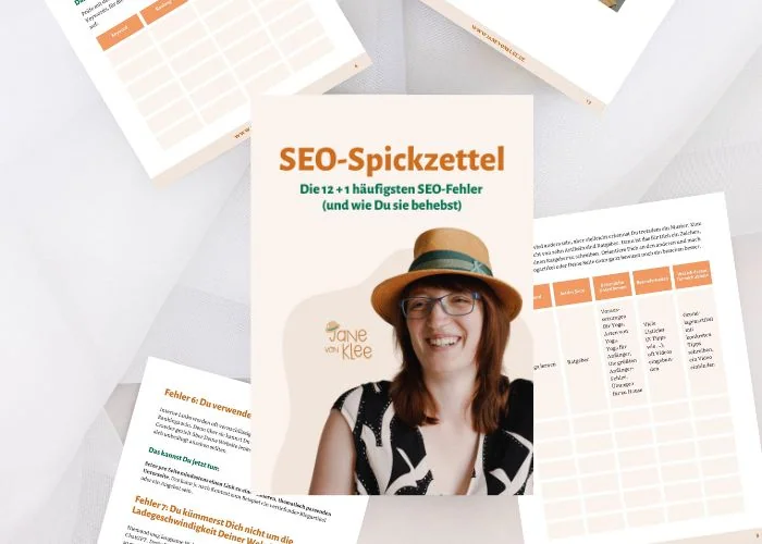 seo-spickzettel-jane-von-klee Auszüge aus dem SEO-Spickzettel